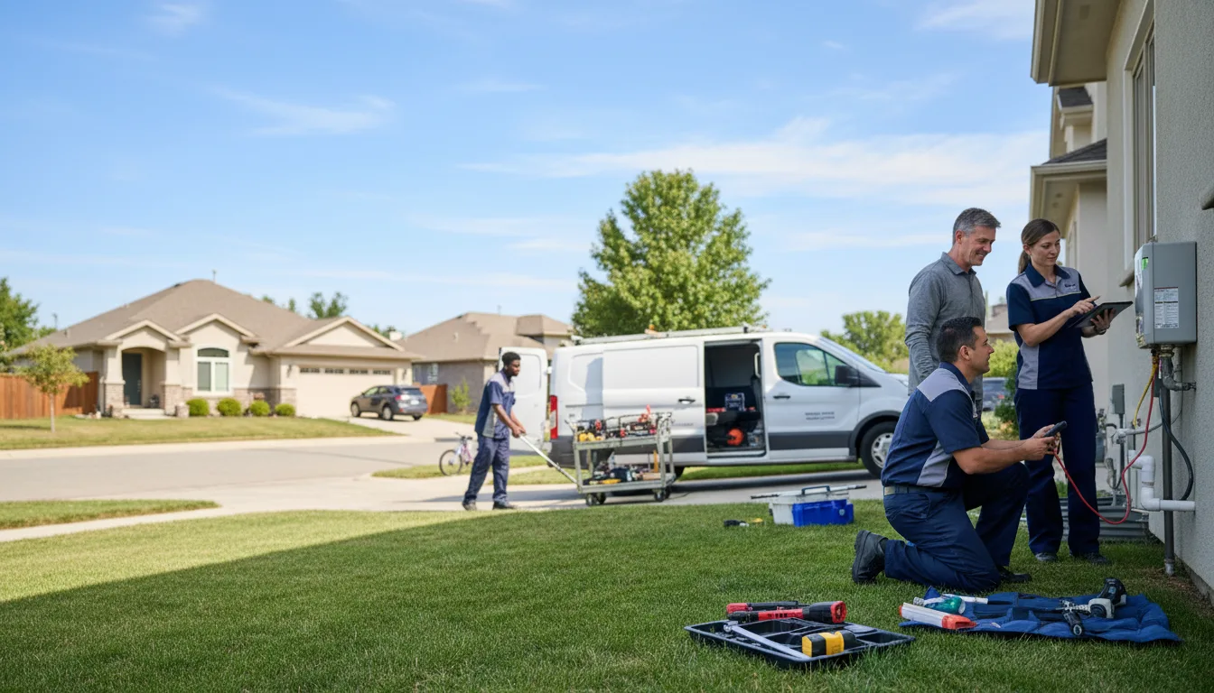 Tankless water heater service in New London, WI